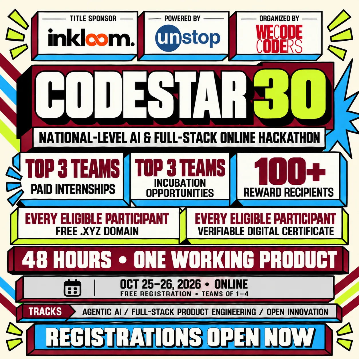 Poster for CodeStar 30