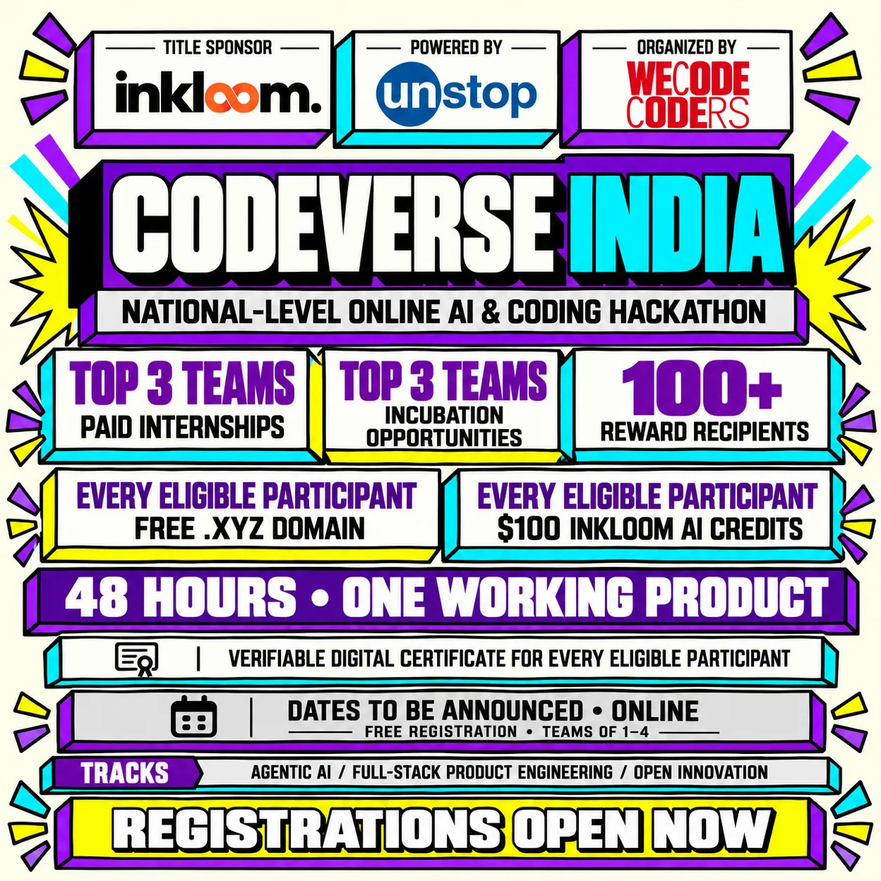 Poster for CodeVerse India
